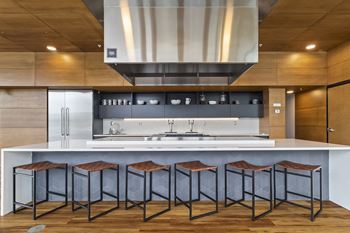 Dedicated chef's kitchen at Crystal Flats in Bentonville, AR